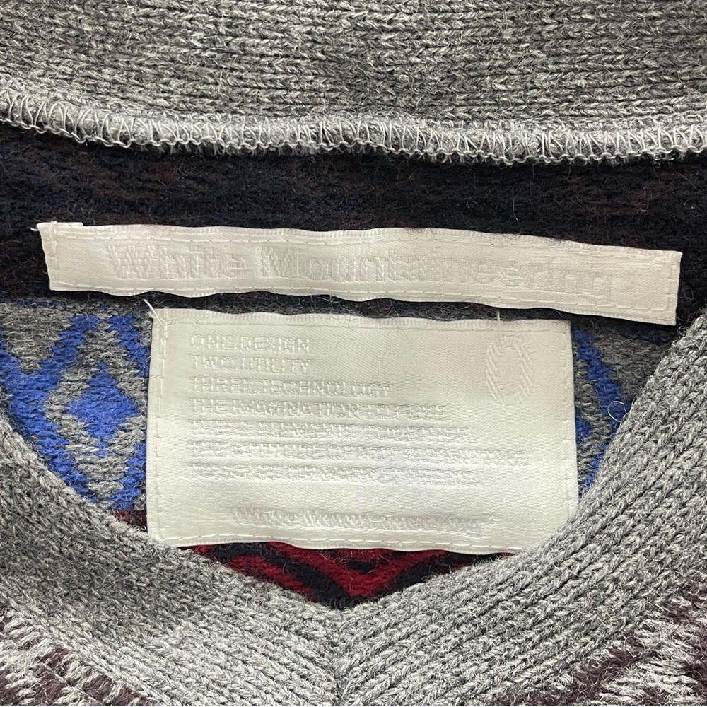 White Mountaineering AW 2012-2013 Award Tour V-Neck Blue Sweater Size 0 Small - Picture 9 of 14
